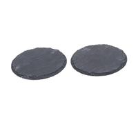CORHAD Lot De 2 Plats De Nourriture pour Reptiles Pierre Naturelle pour Se Prélasser pour Tortue Serpent Lézard Gecko