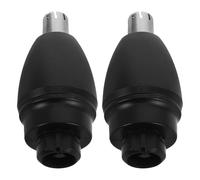 CORHAD Lot de 2 Têtes de Coupe pour Tondeuse Nez et Sourcils en Plastique et Métal, Accessoires sans Irritation, Précis et Portable pour Épilateur Nasal