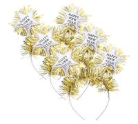 CORHAD Lot de 3 Serrage-têtes Pentagramme en Cortex Décoratifs pour Fête et Photo, Accessoires Cheveux Uniques pour Garçon et Filles Lors de Soirées et Performances