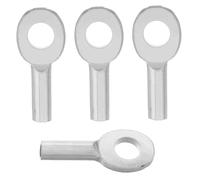 CORHAD Lot De 4 Connecteurs De Câble De Poulie De Gymnastique, Embout De Câble Métallique, Œillets D'équipement De Fitness pour Machine D'haltérophilie, Butée Multifonctionnelle,