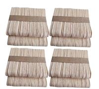 CORHAD Lot de 400 bâtonnets de bois pour glace 93 x 10 mm non cirés pour les activités de classe de fête de camp
