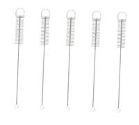 CORHAD Lot De 5 Brosses En Nylon à Pointe Souple Et Coton Pour Tube à Essai Et Bouteille, Accessoires De Nettoyage Pratiques, Fibres Douces, Usage Laboratoire Et Maison