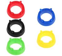 CORHAD Lot De 5 Ronds À Quatre Coins pour Ballons De Basket-Ball Présentoir pour Volley-Ball en pour Boules De Bowling Petit De