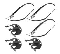 CORHAD Lot de 6 Sangles Élastiques Universelles pour Pédales de Vélo avec Cale-Pieds Antidérapants Accessoires Robustes pour VTT et Vélo de Route Maintien Sécurisé et Confort pour