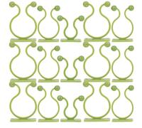 CORHAD Lot de 90 Clips Adhésifs Muraux pour Plantes Grimpantes Support Mural pour Fixation de Vigne Plastique Solide Vert Assortiment 30 Petits 30 Moyens 30 Grands Outil Polyvalent
