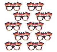 CORHAD Lunettes de Football Accessoires Coupe du Monde Drapeau Patriotique, Portable et Réutilisable Fans de Tous Âges Lors des Matchs de Football