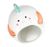CORHAD Maison pour Hamster Lit en Céramique Résistant À Lusure Nid pour Que Les Petits Puissent Jouer Et Se Reposer