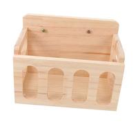 CORHAD Mangeoire pour Lapin et Rongeurs Râtelier à Foin Fixe Anti-gaspillage pour Cage Mangeoire pour Cochon et Chinchilla