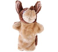 CORHAD Marionnette à Main Loup en Peluche Douce 1 Pièce pour Théâtre de Marionnettes, Éducatif Précoce, Adapté Garçon et Filles et Adultes, pour Raconter des Histoires et Jeux de Rôle