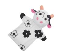 CORHAD Marionnette Main Vache Peluche Douce Éducatif pour Garçon Fille Jeu Imaginaire Préscolaire