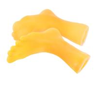 CORHAD Marionnettes à Doigts de Petits Pieds, Paire Mini Interactive pour Garçon et Filles et Chats, Amusant Éducatif en Silicone Souple, Accessoires Créatifs pour Raconter des Histoires