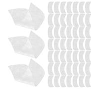 CORHAD Masque Cou en Soie Naturelle Ultra-fin 100pcs pour Réparation des Cellules Peau et Amélioration de L'absorption des Nutriments, Patch Hydratant Blanc pour Soin Cou