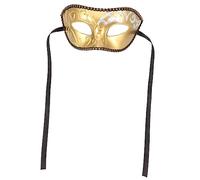 CORHAD Masque Rétro Demi Visage Doré pour Homme Accessoire de Fête et Costume Dhalloween Masque Vénitien pour et Carnaval