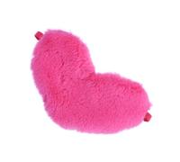 CORHAD Masque Yeux en Peluche pour Garçon et Filles Forme Cœur Doux et Confortable Bloque la Lumière pour Dormir et Voyager