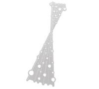 CORHAD Matrice de Découpe Forme Rideau en Acier Carbone Argentée Réutilisable et Polie Lisse pour Découpes de Cartes et Loisirs Créatifs Papier DIY