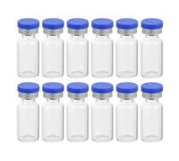 CORHAD Mini-bouteilles en Verre Transparent Flacons pour Échantillons avec Bouchons 3ml Lot de 50 Étanchéité pour Pharmaceutique et Chimie