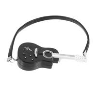 CORHAD Miniature Guitare Décorative Noire pour Poupées Accessoire Musical Simulé pour Maison de Poupée Modèle Compact et Stylé pour Décoration Bureau et Chambre