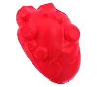 CORHAD Modèle de Cœur Réaliste Rouge pour l'enseignement de L'Anatomie Humaine Accessoire Pédagogique d'Organe Humain Modèle Pédagogique de Cœur Simulé pour Laboratoires et Expositions