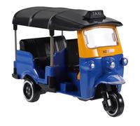 CORHAD Modèle Tricycle Vintage Alliage Bleu Décoratif Compact pour Bureau et Maison Figurine Thaïlandaise Rétro Résistante et Légère Ornement de Table Original