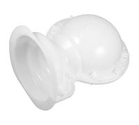 CORHAD Moule à Boule de Ciment pour Béton PP Beige, Forme Sphérique Ronde, Facile à Nettoyer, Opération Simple, pour Décoration de Colonne Romaine et Design de Jardin