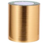 CORHAD Moulure Murale Autocollante en Pvc 5 M X 5 Cm, Bordure Adhésive Dorée Épaisse, Profilé D’angle Auto-adhésif pour Décoration Intérieure, Plinthes Murales pour Salon, Couloir