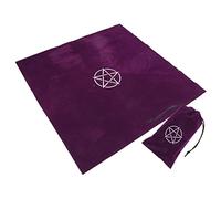 CORHAD Nappe Tarot Divinatoire Nappe de Jeu Altar Tapis Astrologie Divination Portable Antidérapante pour Cartes et Oracles