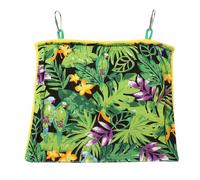 CORHAD Nid D'oiseau Suspendu Hamac Triangulaire pour Perroquet en Fibres Naturelles 25x18x18 Cm pour Cage D’Oiseaux Petits Oiseaux Canaris Perruches Intérieur Extérieur