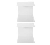 CORHAD Organisateur D'outils Blanc 2pcs pour Extensions de Cils en Plastique Fixation Stable Réduisant la Fatigue Bras Cou pour Salons de Beauté
