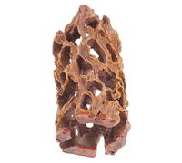 CORHAD Ornement D’Aquarium en Résine 10 CM - Cachette Creuse Motif Racine D’Arbre Brun Naturel - Nid pour Crevettes et Abri Poissons - Décoration Paysage Aquarium Réaliste et Sûre