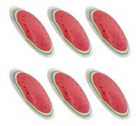 CORHAD Patchs Oculaires Rafraîchissants Rouges en Pvc Visage Yeux, 6 Pièces, Faciles à Utiliser pour Apaiser L'inconfort et Réduire les Poches Yeux