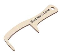 CORHAD Peigne en Bois à Dents Larges pour Coiffage, Soulage la Fatigue du Cuir Chevelu, Accessoire Comique pour Costumes de Clown et Spectacles de Comédie