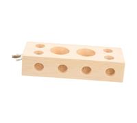 CORHAD Perchoir À Déchiqueter pour Perroquet Jouet À Mâcher pour Perroquet Bloc en Bois pour Oiseaux Puzzle pour Oiseaux Jouet De Recherche De Nourriture sans pour Les Perroquets