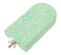 CORHAD Perchoir Plateforme Pierre pour Perroquets Mâcher et Support Suspendu Aire de Jeu Multifonction pour Cages Oiseaux Accessoire Sécurisé pour Broyage des Becs