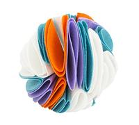 CORHAD Pet Snuffle pour Chiens Jouet Éducatif Anti-avalement Rapide Distributeur De Nourriture Feutre Activité Mentale Et Physique pour Animaux Blanc Orange Bleu