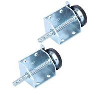 CORHAD Pieds de Meuble Réglables à Visser 2 Paires en Acier pour Armoire, Table et Canapé, Niveleur de Pieds Protection des Sols, Équerre d'angle, Réglage Hauteur pour Quincaillerie