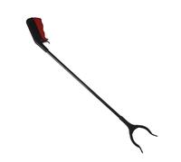 CORHAD Pince Ramasse Ordures Métallique Ergonomique Antidérapante pour Nettoyage Extérieur et Intérieur Ramasseur Litière pour Jardin Maison et Personnes Âgées