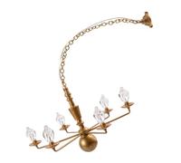 CORHAD Plafonnier Miniature Suspendu pour Maison de Poupée Lampe LED à Lumière Chaude Accessoire Décoratif pour Scène et Modèle Architectural Matériau de Construction Miniature