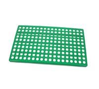 CORHAD Plaque Fond Cage Lapin Plastique Vert Tapis Drainant et Isolant pour Cage à Lapin Accessoire Pratique Compatible et Facile à Nettoyer