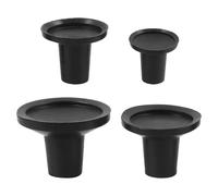 CORHAD Plaques D'aspiration en Caoutchouc Ensemble 4 Tailles Différentes 4 Pièces Léger et Précis pour Outil de Meulage Adapté la Réparation de Soupapes de Moteur Passionnés de DIY