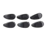 CORHAD Plaquettes Nasales Antidérapantes Imitation Jade pour Lunettes, Lot de 6 Pièces Délicates, Accessoires de Remplacement Confortables et Solide