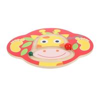 CORHAD Plateau D'équilibre en Bois à Bascule pour Garçon et Filles - D'entraînement Physique et Sensoriel - Planche D'équilibre 1 Pièce de Girafe - Jeu D'équilibre Extérieur