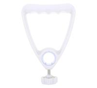 CORHAD Poignée pour support de compatible avec potence de 1"/1.2" de diamètre extérieur, fixation universelle blanche pour pied à perfusion, accessoire pour soins à