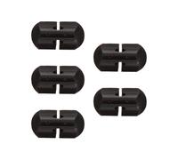 CORHAD Pont en Bois D'ébène Noir pour Erhu, 5 Pièces, Accessoire de Remplacement Robuste pour Instrument Traditionnel Chinois