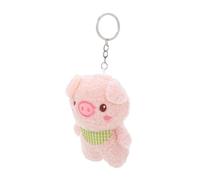 CORHAD Porte-clés Peluche Cochon Miniature Doux et Accessoire Suspendu pour Sac Cadeau Original pour Anniversaire ou Copain Décoration Animale Adorable