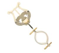 CORHAD Porte-partitions Marche Lyre Clarinette Doré Clip Musique Portable pour Clarinette et Hautbois Accessoire Fanfare Fiable et Élégant
