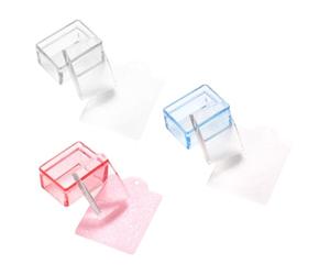 CORHAD pour Manucure Artistique Sceaux Transparents en Silicone 3 Pièces Outil pour pour Usage à Domicile ou Salon Professionnel