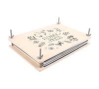 CORHAD Presse à Fleurs Professionnelle Grand Format pour Plantes et Fruits Outil DIY avec Plaques Absorbantes Réutilisables Kit Complet pour Séchage et Conservation Déchantillons