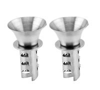 CORHAD Presse-agrumes Manuel en Acier Inoxydable 2pcs, Économiseur de Temps et D'effort, pour Centres Commerciaux et Salons de Thé