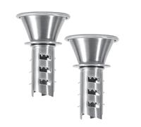 CORHAD Presse-agrumes Manuelle en Acier Inoxydable 2PCS Extracteur de Jus Léger et Économique pour Citrons et Oranges, Adapté aux Boutiques de Thé Lait
