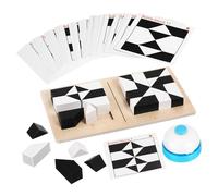 CORHAD Puzzle Bois Éducatif Blocs de Construction Ludiques et Casse Tête pour Garçon Fille et Adultes Jeu Créatif et Stimulant pour Développer Créativité